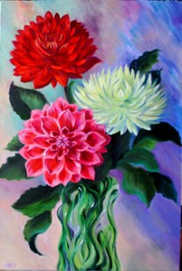 полотно, олія